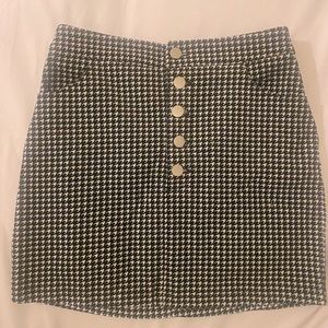 Cute black vintage Brigitte Bardot skater style skirt